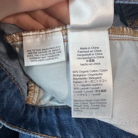 J. Crew High Rise Drapey Trouser Jean Full Length Wide Leg Medium Wash Blue - Picture 11 of 13